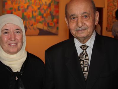 Писатель Кадыр Натхо с супругой Суад